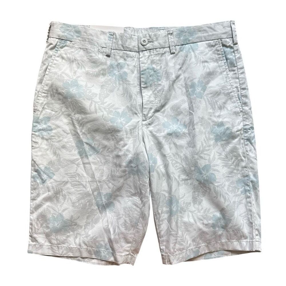 NWT Mens UNIQLO Floral and Palm Print Chino Casual Shorts - Sz M